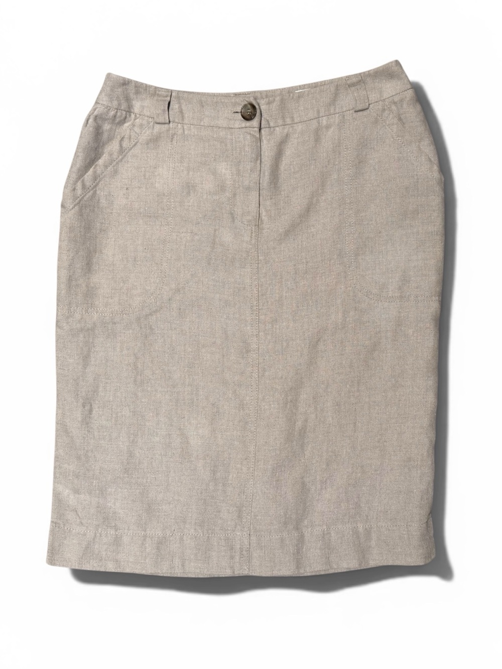 Weekend MaxMara Linen Midi Skirt Size 6